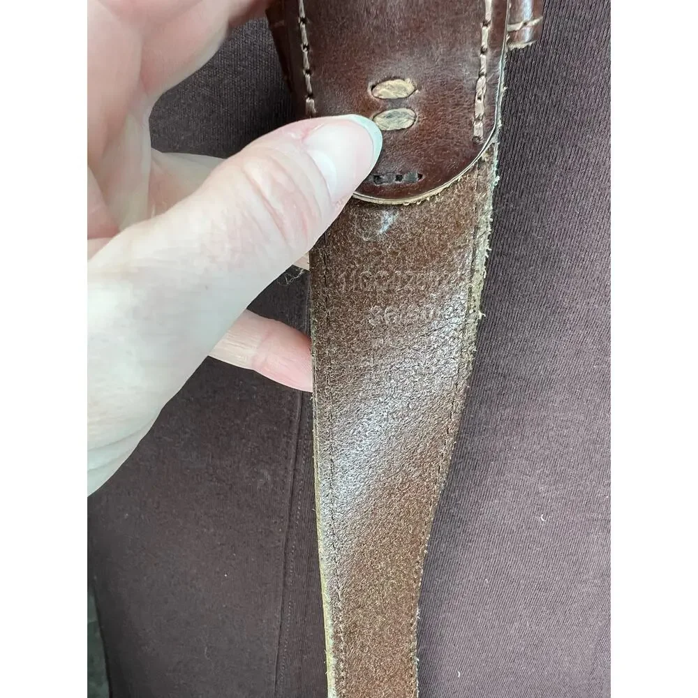 Columbia leather belt brown size 36